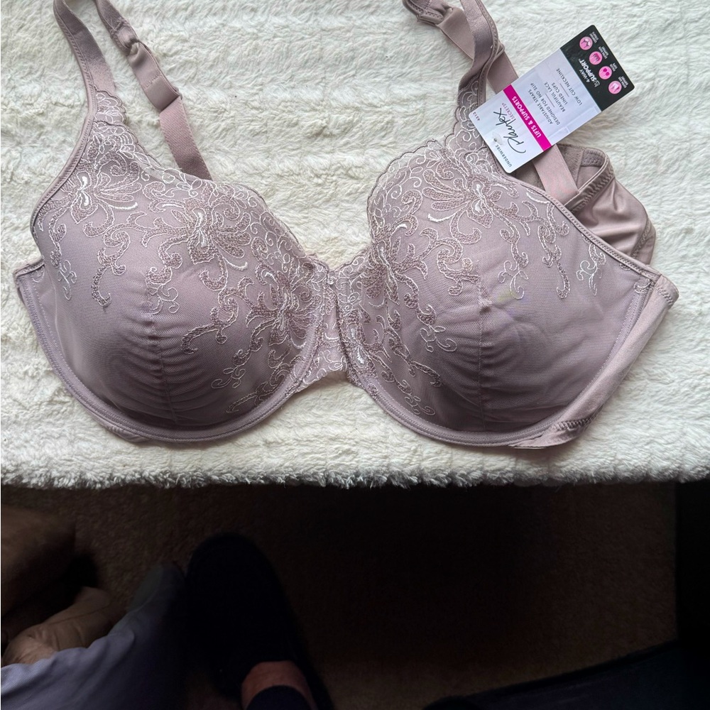 Women's Lace Underwire Bra - Blush